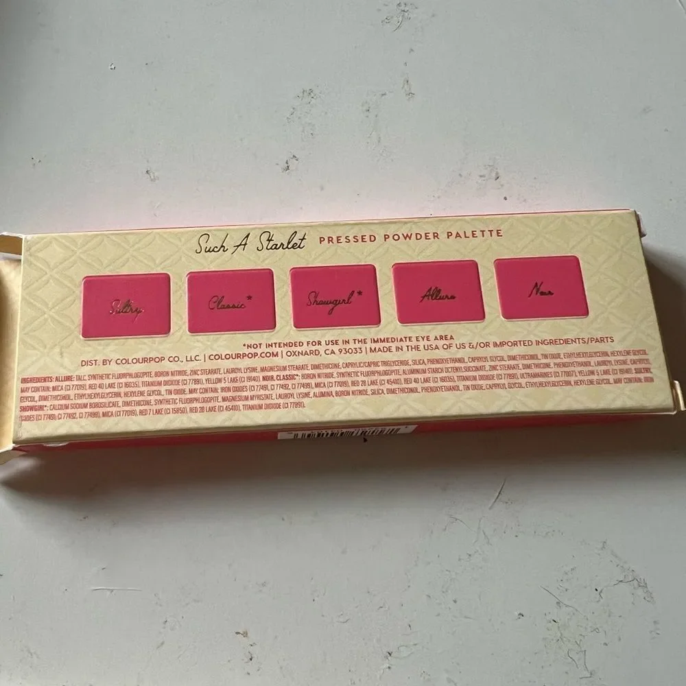Colourpop Such A Starlet Pressed Powder Palette BNIB
